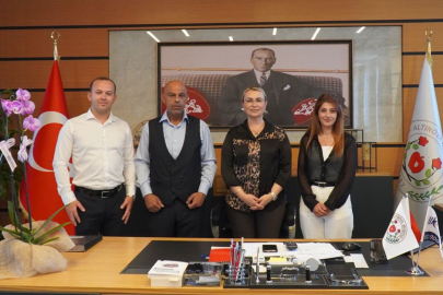 Başkan Fazlaca konuklarını ağırladı