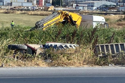 Yalova’da traktör şarampole devrildi!