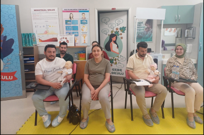 Gebe Okulu’nda eşli eğitimler devam ediyor