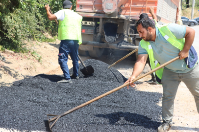 Şehir merkezinde yol bakım çalışmaları devam ediyor