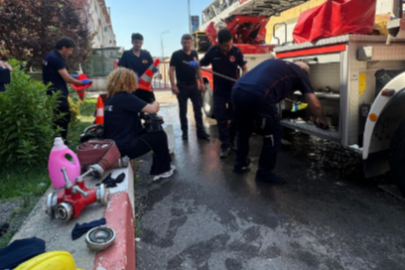 Yalova İtfaiyesi haftalık araç bakımını tamamladı