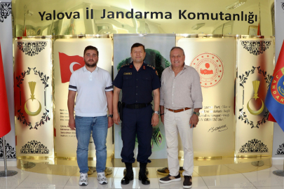 Kenan Engin ve Samet Yalınkılıç’tan Albay Ercan Altın’a nezaket ziyareti