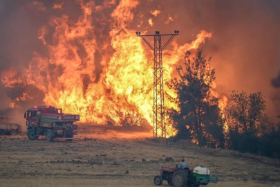 Yalova'nın kahramanları Geyve'deki dev yangına müdahale etti