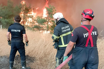 Çiftlikköy İtfaiyesi’nde yoğun mesai