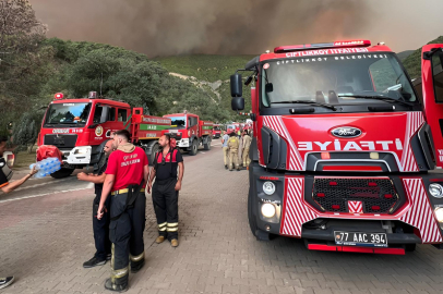 Erikli Şelalesinde orman yangını