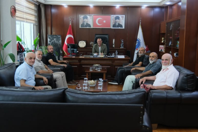 Başkan Adil Yele makamında Saadet Partisi’ni ağırladı