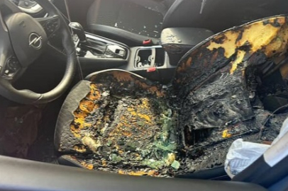 Yalova’da park halindeki araç kundaklandı