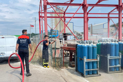 Taşköprü’de işletmede korkutan patlama