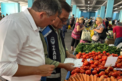 Pazar yerinde sıkı denetim
