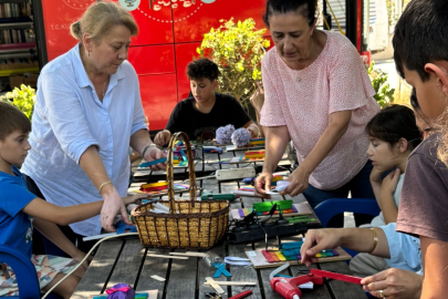 Gezici Kütüphane Yalova’nın köylerinde çocuklarla buluşuyor