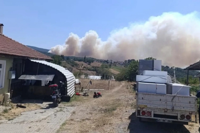 Karamürsel’de çıkan orman yangını söndürme çalışmalarına Yalova’dan destek