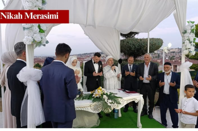 Yalova Müftüsü Yılmaztürk, genç çiftin nikâhını kıydı