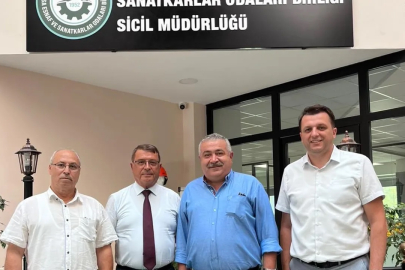 Mustafa Bozkurt ve yönetiminden BESOB’a ziyaret