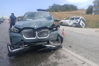 Yalova’da iki araç çarpıştı! 8 yaralı