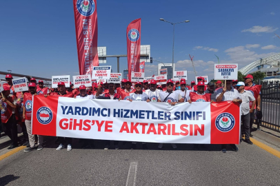 Eğitim-Bir-Sen heyeti Ankara mitingine katıldı