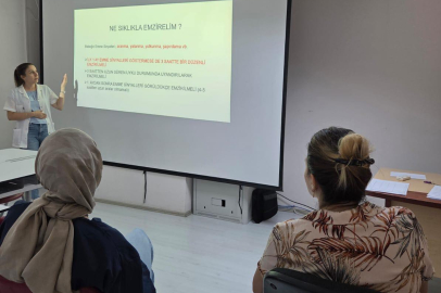 Altınova Gebe Okulunda 3. tur eğitimi gerçekleştirildi