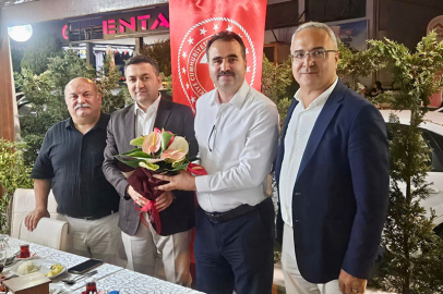 Tarım Müdürlüğü’nde Necdet Tuncer'e veda yemeği