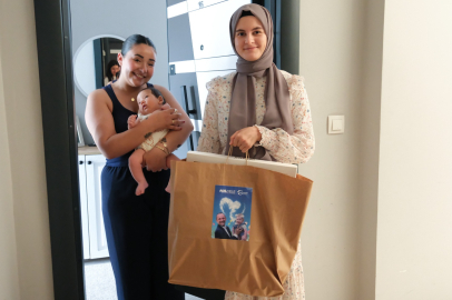 Çiftlikköy’de ‘hoş geldin bebek’ ziyaretleri sürüyor