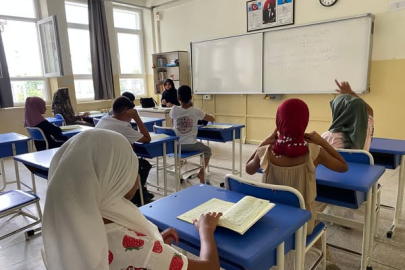 Yalova Cumhuriyet Ortaokulu’nda Kur’an-ı Kerim Kursu’na yoğun ilgi