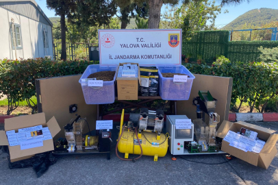 Çiftlikköy'de dev makaron operasyonu! 1 tutuklama