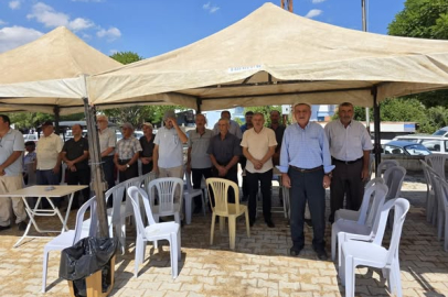 AK Parti Tavşanlı İlçe Teşkilatı Karacakaş Köyü'nde yağmur duasına katıldı