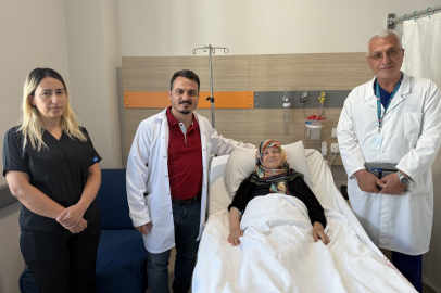 Hastanede bir ilk daha! Beyin anevrizması kapalı yöntemle tedavi edildi