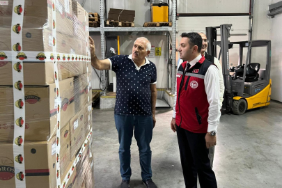 Mustafa İlmeç Subaşı’nda soğuk hava depolarını inceledi