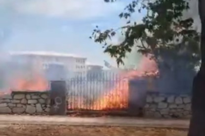 Yalova’da yürekleri ağza getiren yangın! Alevler metrelerce yükseldi