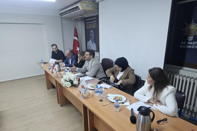 AK Parti Kadıköy İlçe Başkanlığı’ndan Yönetim Kurulu toplantısı