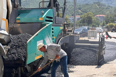 Karşıyaka Mahallesi Sahil Bölgesi asfalt çalışmaları başladı