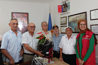 Öğrencilerden Kıbrıs Gazilerine ziyaret