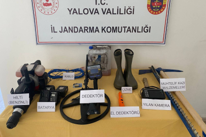 Çınarcık’ta define avcılarına suçüstü! 3 gözaltı