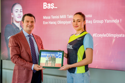 Baş Group, Milli Masa Tenisi Sporcumuz Ece Haraç’a sponsor oldu