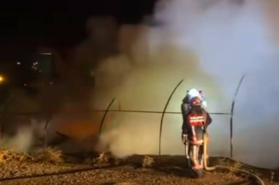 Kemerköprü Mahallesi’nde arazi yangını! İtfaiye ekipleri söndürdü