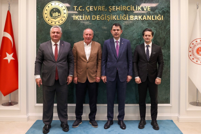 Muharrem İnce ve Mehmet Gürel, Bakan Kurum ile kentsel dönüşümü görüştü