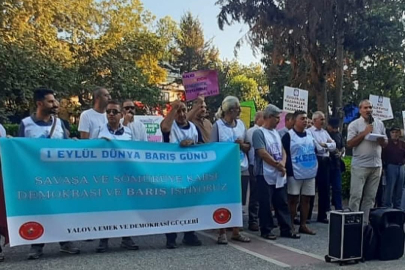TİP Yalova’dan anlamlı mesaj: "Savaşın değil, barışın tarafındayız!"