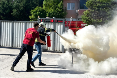 Özdilek AVM personellerine yangın eğitimi
