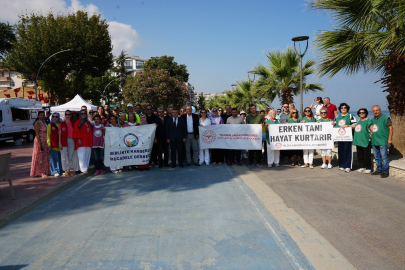 ‘Sağlıklı Yaşa’ temasıyla yürüyüş düzenlendi