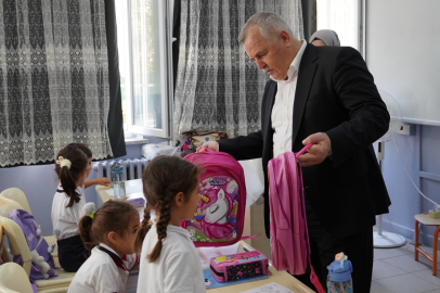 Okul çantaları Başkan Cengiz Arslan’dan