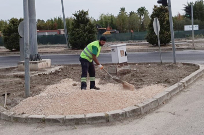 Kurakçıl peyzaj çalışmaları devam ediyor