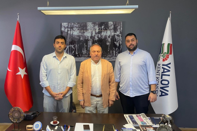 Yalova VIP’ten Kenan Engin’e nezaket ziyareti