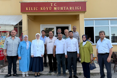 Vekil Akyol, Çiftlikköy’ün köylerini ziyaret etti