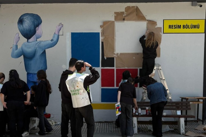 Yalova Güzel Sanatlar Lisesi öğrencilerinden renkli dokunuş