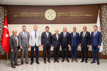 YTSO yönetimi iş dünyasının sorunlarını Bakan Şimşek’e aktardı