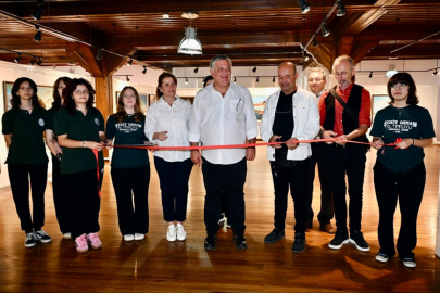 Spor temalı resim sergisi ilgi gördü