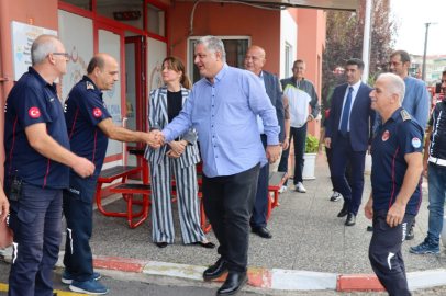 Gürel, İtfaiye Haftası’nda personelle buluştu