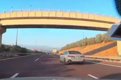 Otoyolda makas atan sürücüye 6 bin lira ceza uygulandı