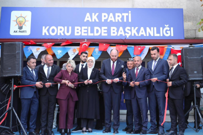 Ak Parti Koru binası hizmete girdi