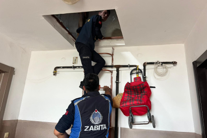 Subaşı’nda korkutan baca yangını