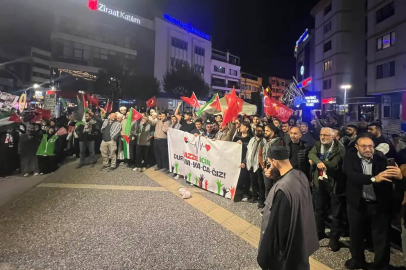 Yalova’dan İsrail’in saldırısına lanet yağdı